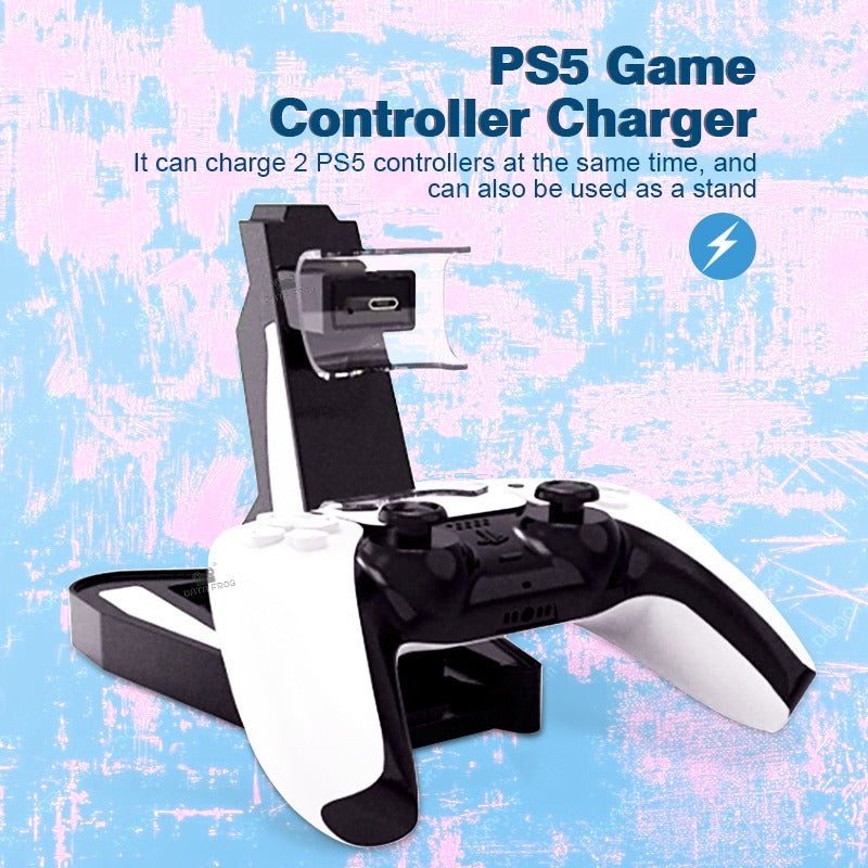 Suitable for PS5 controller base charger P5 game controller charger PS5 controller bracket charger PS5 controller accessories - NOVADI