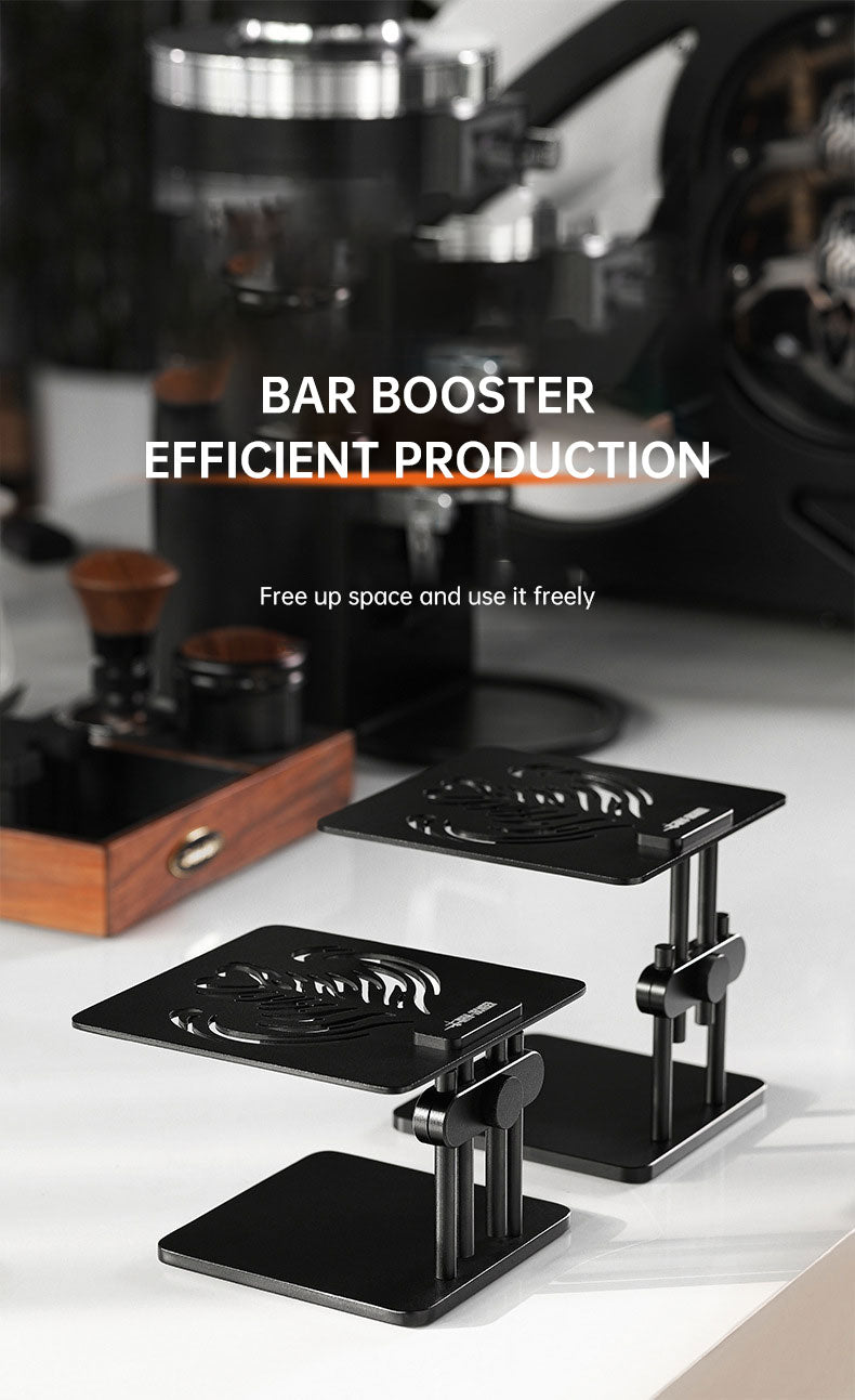 MHW-3BOMBER Adjustable Height Coffee Weighing Rack with Silicone Non-slip Base Electronic Scale Stand Waterproof Barista Tools