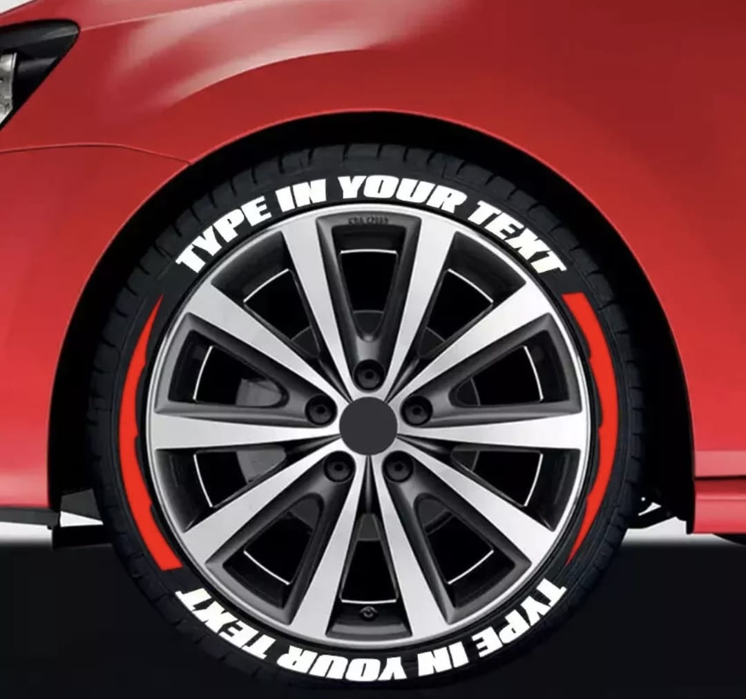 Custom Tire Lettering - NOVADI