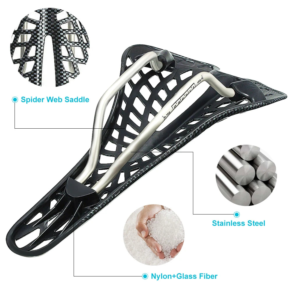 Mountain Road Bicycle Saddle Carbon Fiber Racing Bike Riding Hollow Saddle Seat Bike Parts Cycling Equipment