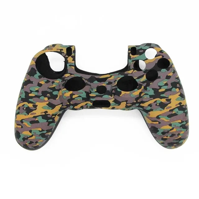 PS4 Accessories Silicone Gel Guards sleeve Skin Grips Cover Case Caps For Playstation 4 PS4 Pro Slim Durable Camouflage Camo - NOVADI