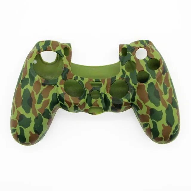 PS4 Accessories Silicone Gel Guards sleeve Skin Grips Cover Case Caps For Playstation 4 PS4 Pro Slim Durable Camouflage Camo - NOVADI