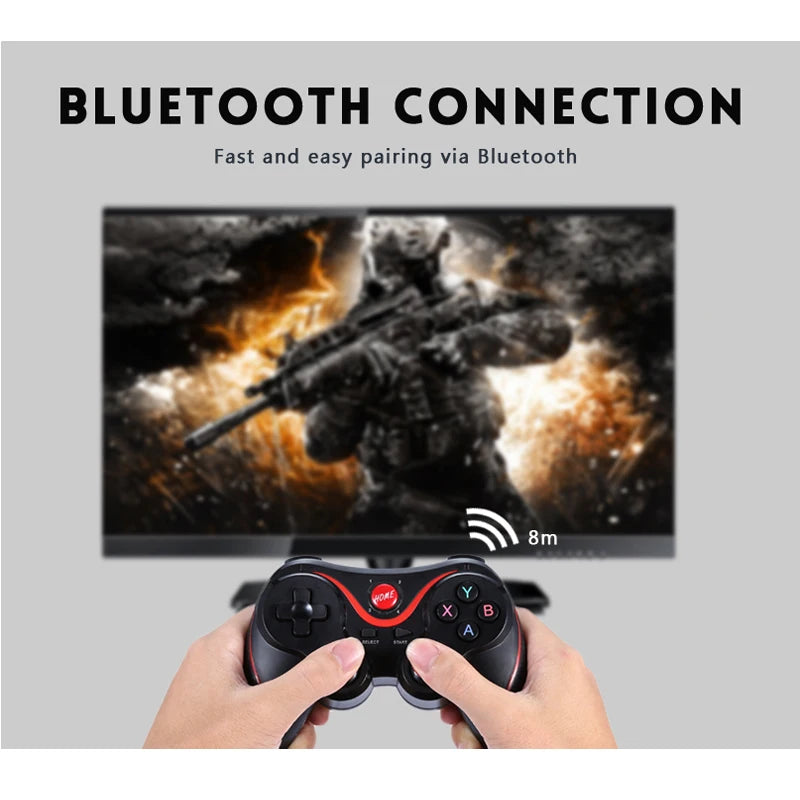 PXN T3 X3 Wireless Bluetooth Gamepad Game Controller Game Pad for iOS Android Smartphones Tablet Windows - NOVADI